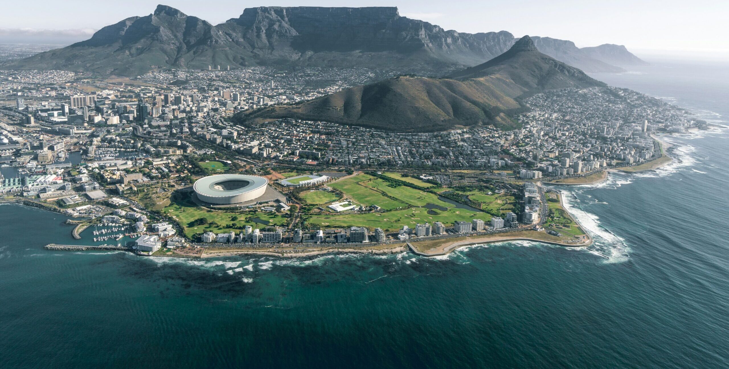 Aerial view of Cape Town, South Africa – Contact Digital Vine IT